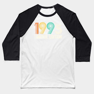 Vintage 1995 Birthday Retro 1995 For Men Women born in 1995 Baseball T-Shirt